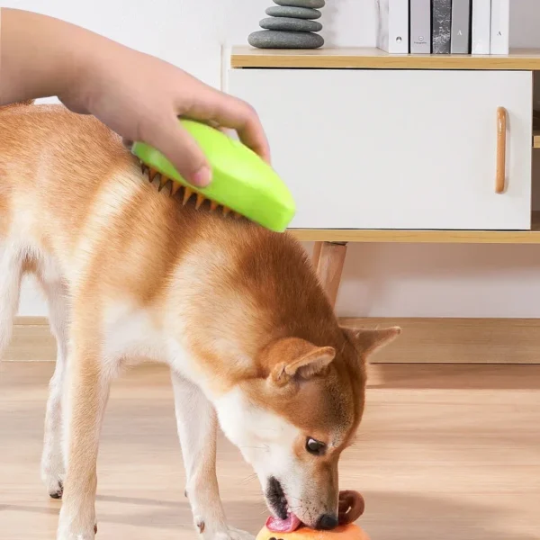 Cepillo de vapor para gatos, peine de aseo para mascotas, peines de depilación, 3 en 1